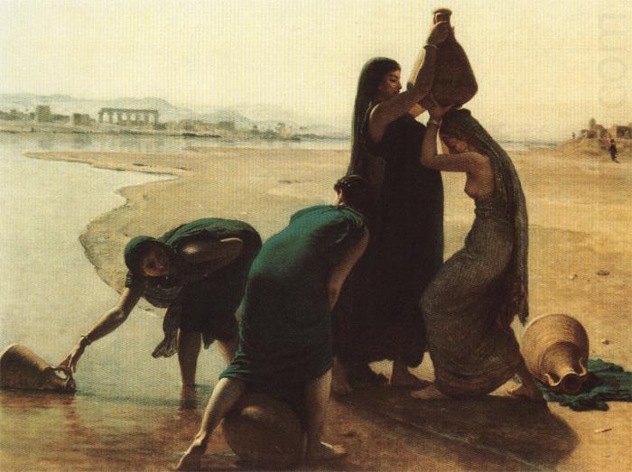 Fellaheen Women by the Nile., leon belly